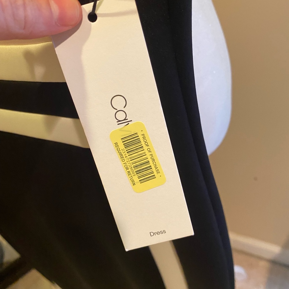 NWT Calvin Klein Color-block Dress - Picture 3 of 6